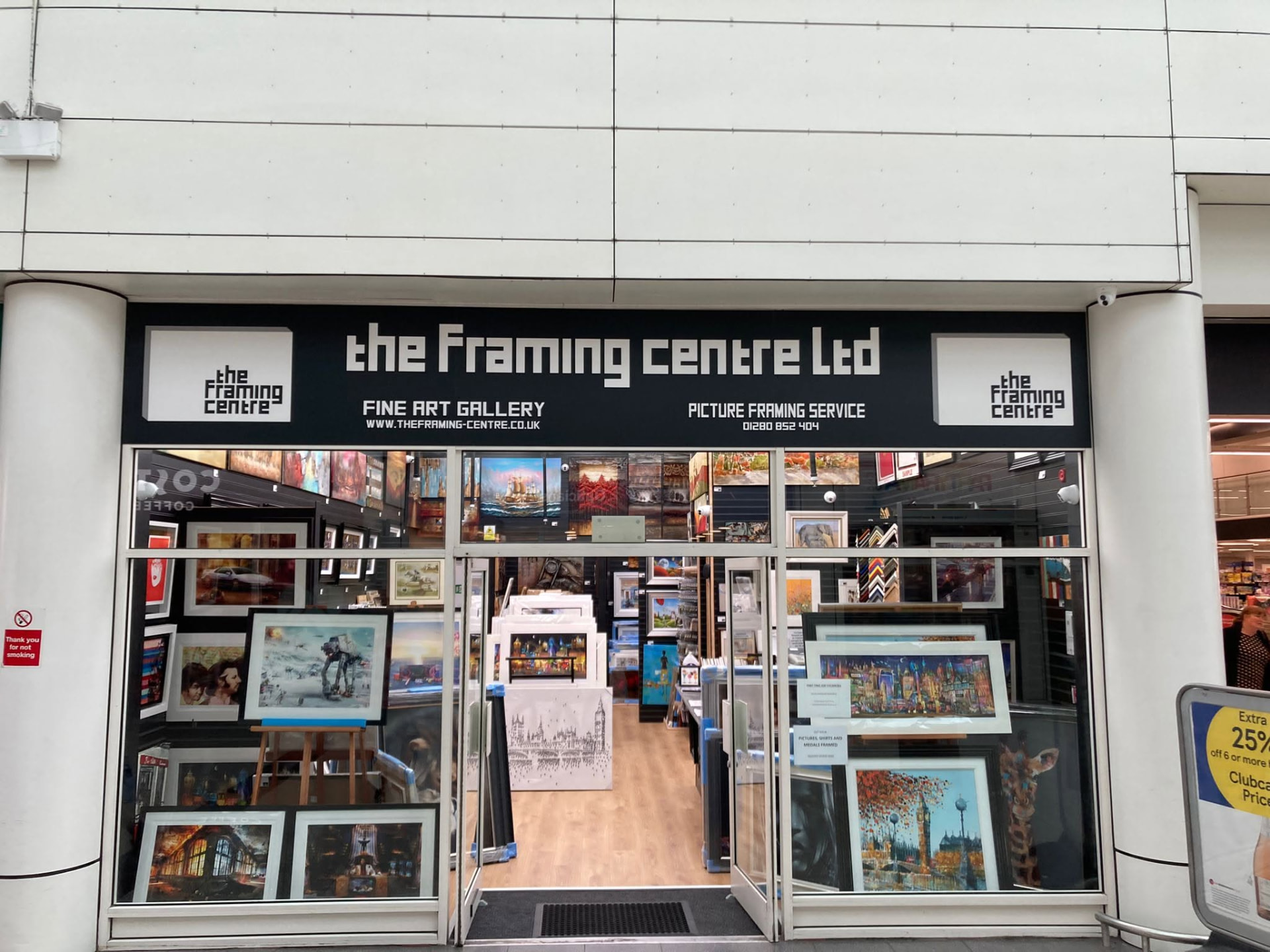 The Framing Centre Milton Keynes showroom